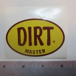 Autocollant de cadre de tube de direction NOS OS Dirt Master BMX