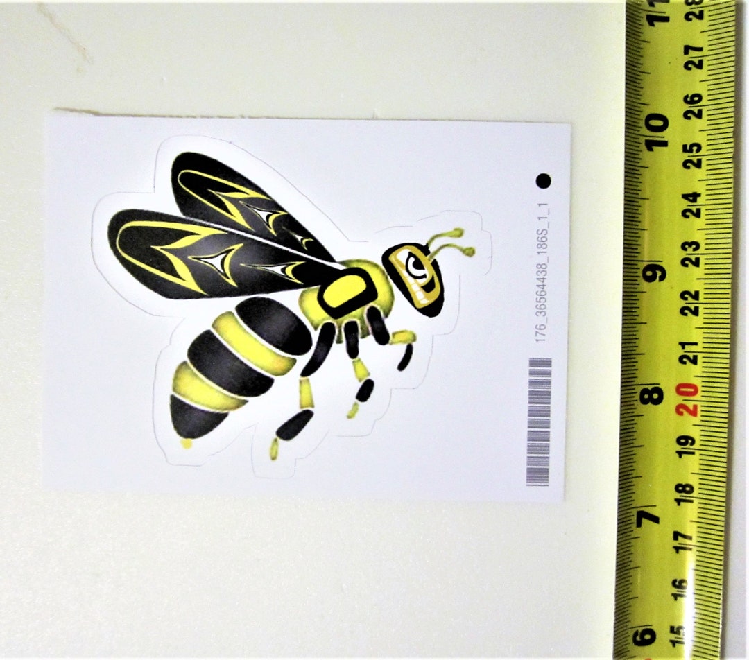 First Nations 'honey Bee' Sticker Decal Pacific North West Coast