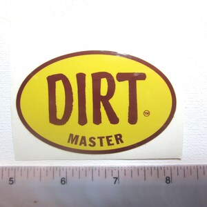 NOS OS Dirt Master BMX headtube frame sticker