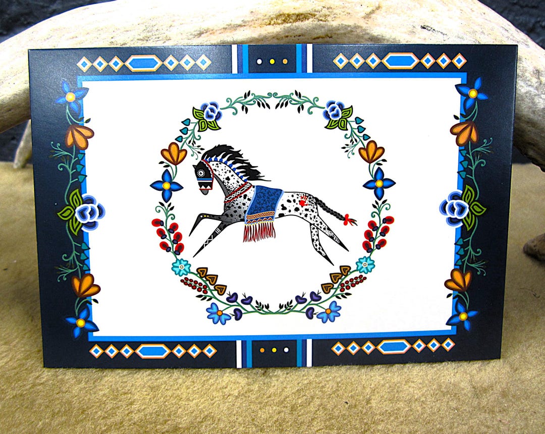 Anishinaabe First Nations 'horse' Eastern Woodlands Great Plains Sub ...