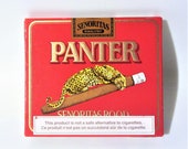 Vintage Panter Senoritas Rood Cardboard Cigar Box