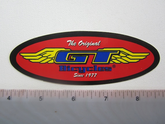 NOS VINTAGE GT WINGS GT BICYCLES BMX STICKER DECAL