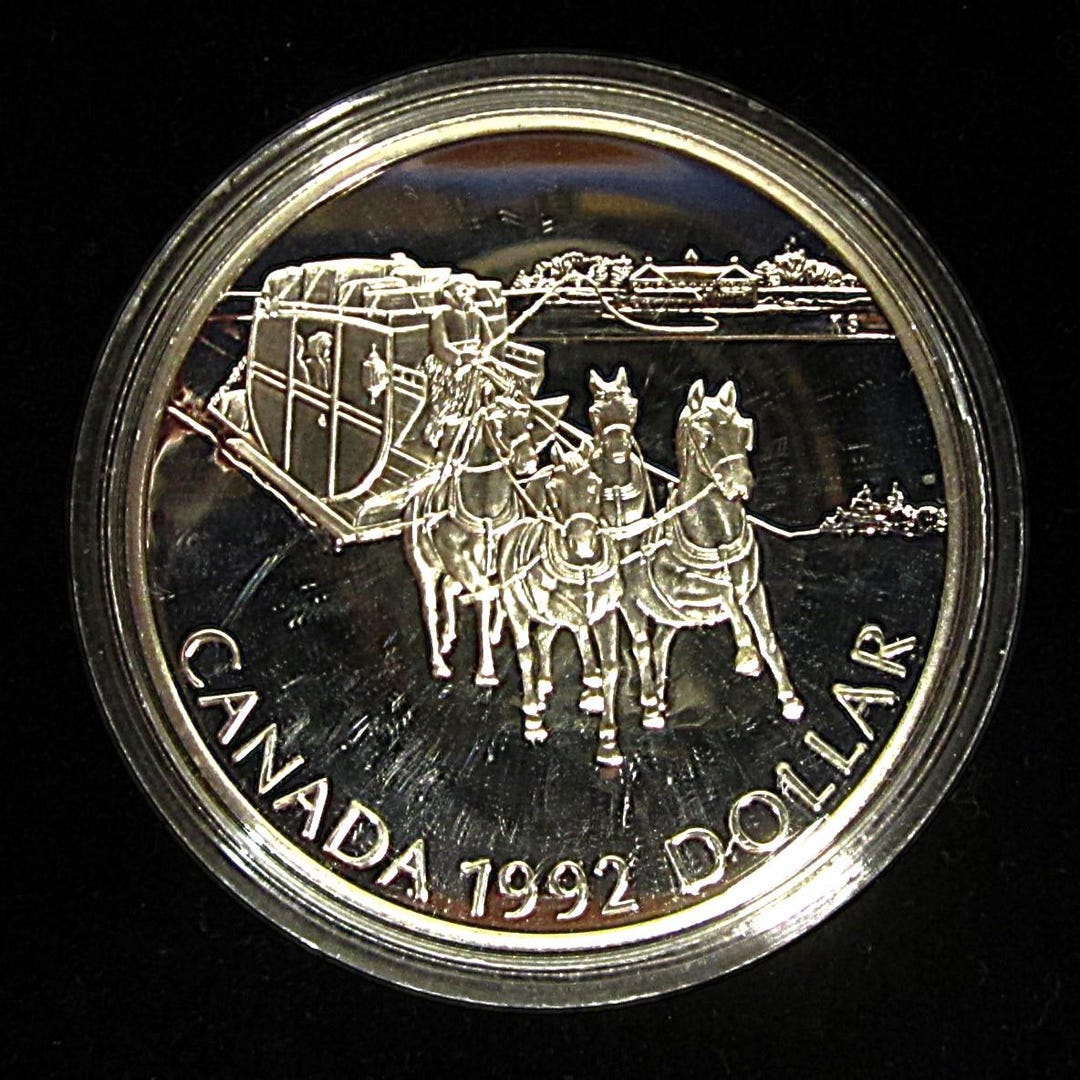 1992年カナダ銀貨12クォーター硬貨　125周年記念92.5%銀 il_1080xN.6616295602_53jx.jpg