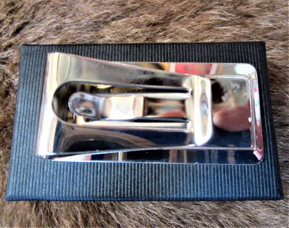 Copper Bears Silver Plate Money Clip First Nation Native Indian Art Jewelry