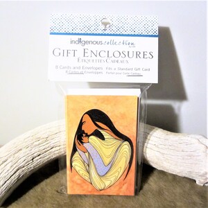 Sioux First Nation « A New Beginning » Petits coffrets cadeaux Ensemble de 8 cartes et enveloppes Art autochtone des Grandes Plaines