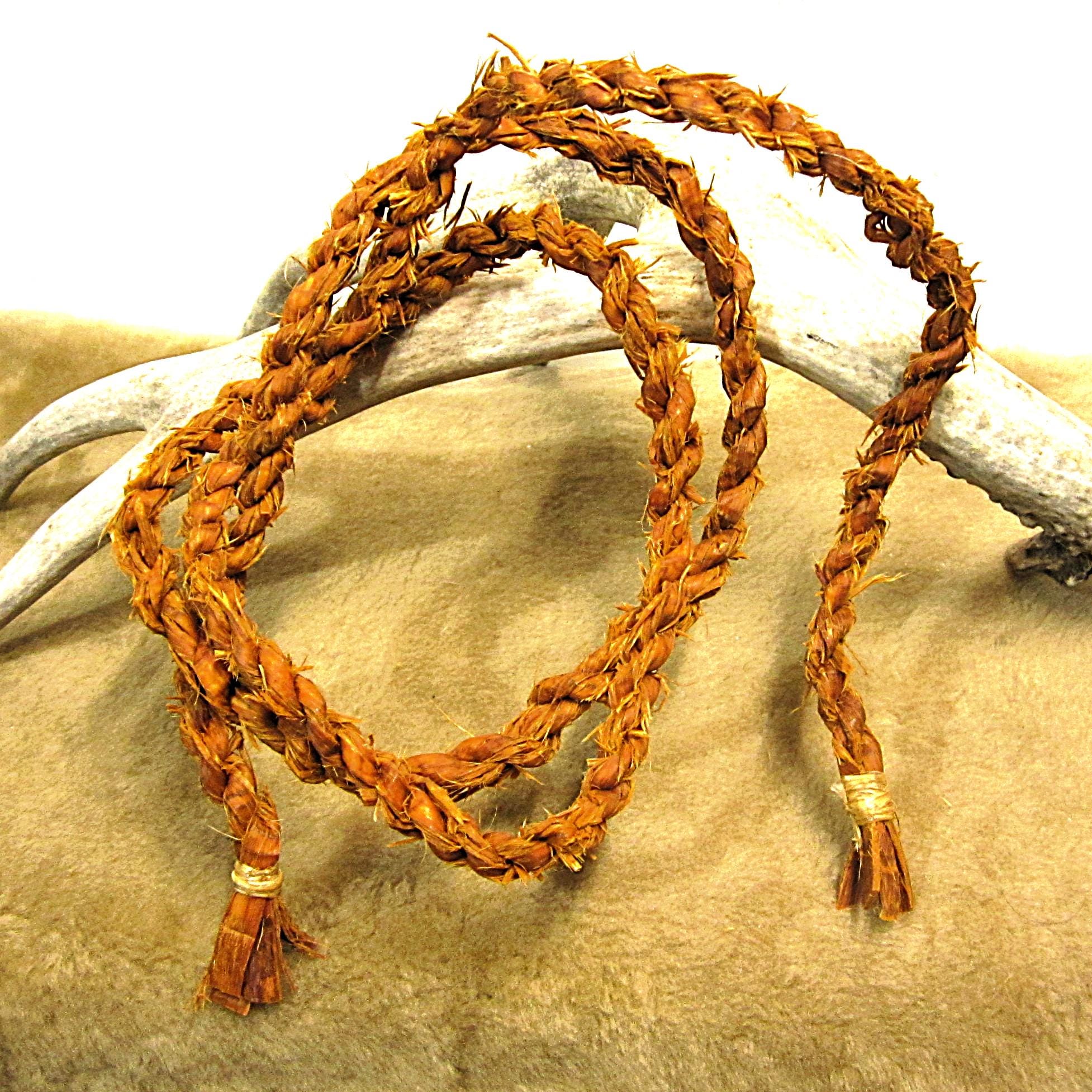 Nuu Chah Nulth First Nation Hand Braided 'red Cedar Bark Rope' 4.9 FT ...