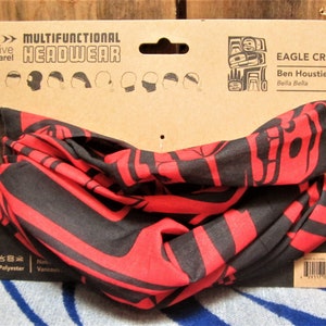 Bella Bella First Nation 'Eagle Crest' Multi Functional Headwear Pacific North West Coast Native Indigenous Fashion Art