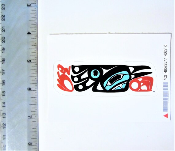 First Nations ''raven Formline'' Sticker Decal - Etsy