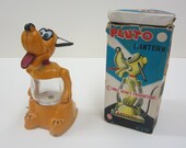 Vinatage 1938 Rare Linemar 39 s Pluto Lantern in Original Box Walt Disney Collectors Toy