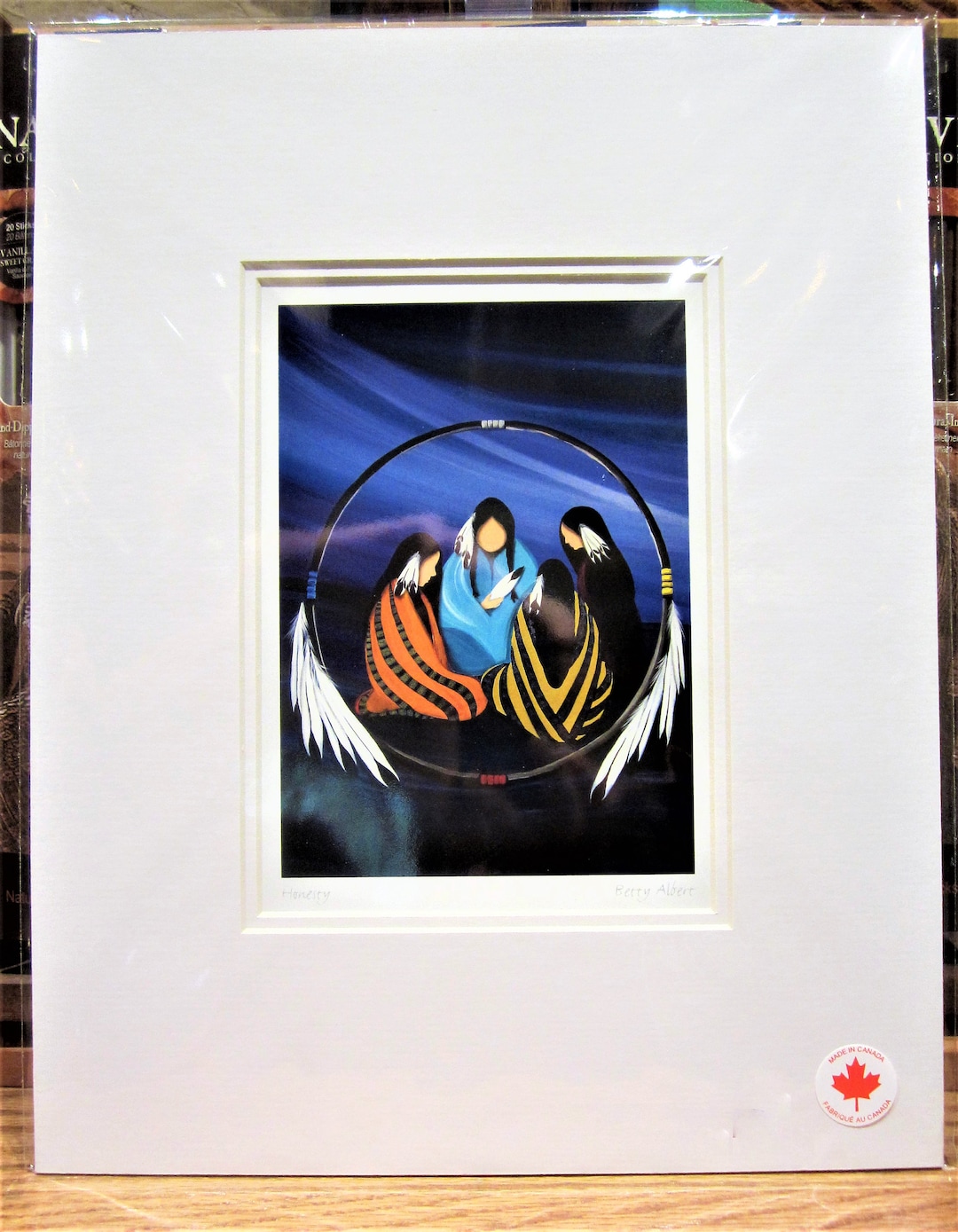Cree First Nation ''honesty'' Contemporary Native Indigenous Art ...
