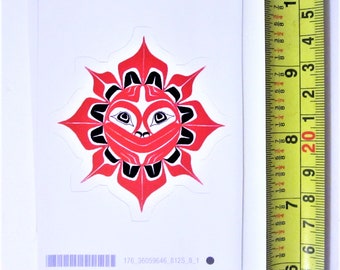 First Nations Sticker First Nations ''journey' Sticker Decal West Coast Native Indigenous Art ...