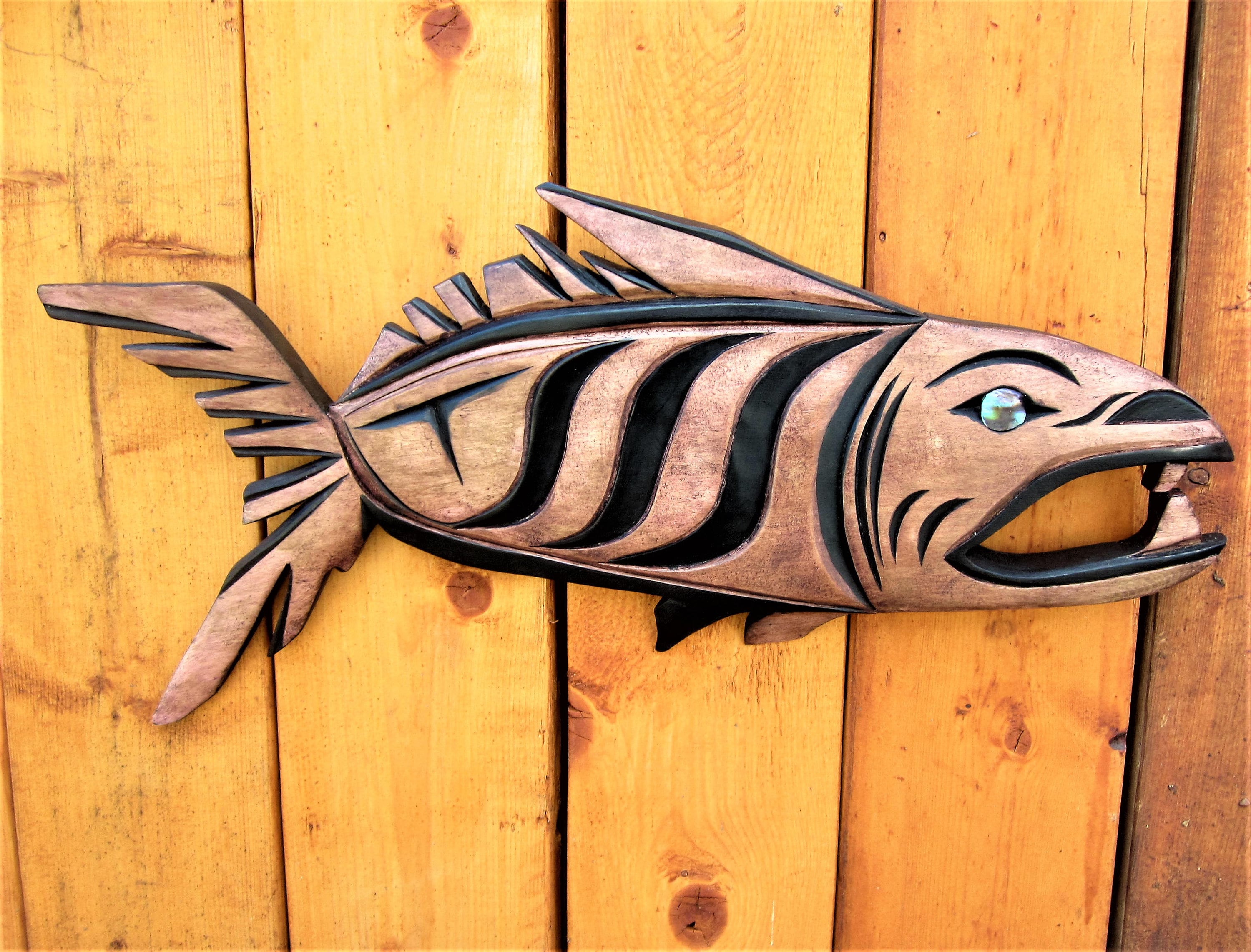 Wood tuna carving - Etsy 日本