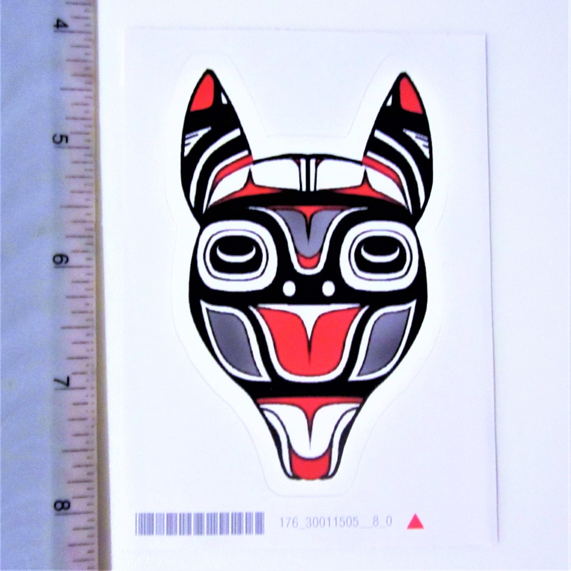 First Nations ''wolf'' Sticker Decal Native Etsy