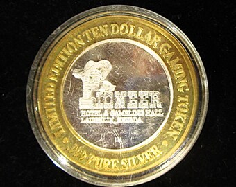 【10枚セット】純銅 銅貨 1oz アポロ/レーガン メダル ラウンド Rare Sealed .999 Silver Pioneer Hotel Laughlin Nevada World Famous