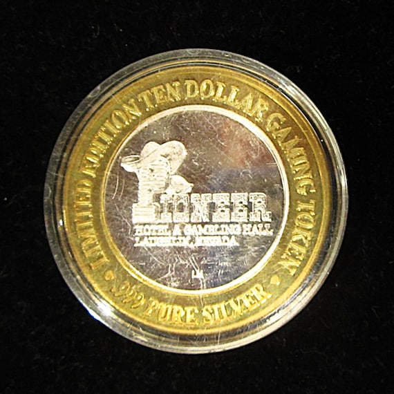 Rare Sealed .999 Silver Pioneer Hotel Laughlin Nevada World Famous