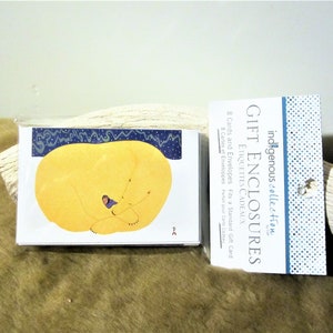 Inuit First Nation 'Adopted' Kleine Geschenkbeilagen Set mit 8 Karten & Umschlägen Arktis Native Indigene Kunst