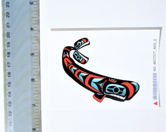 First Nations Sticker First Nations ''sacred Waters'' Sticker Decal Pacific North West Native ...