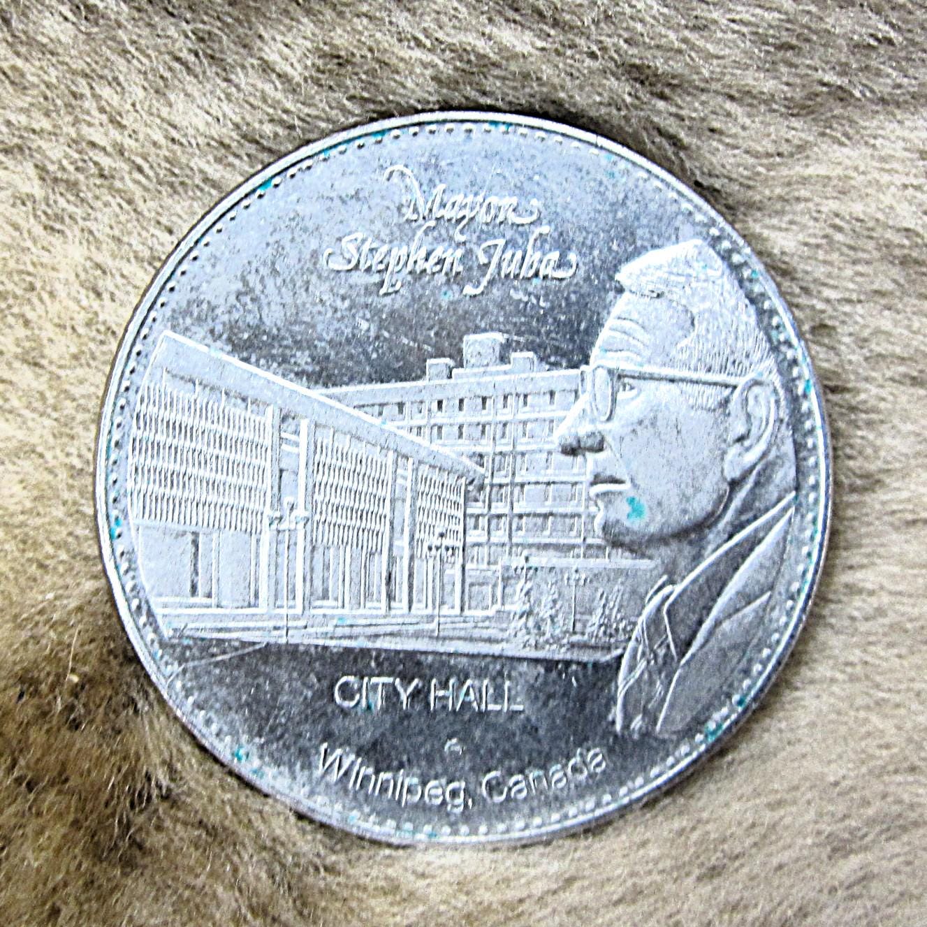 Buy Vintage 1977 Winnipeg Manitoba Canada Mayor Stephen Juba