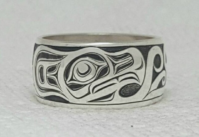 Namgis Sterling Silver Octopus West Coast First Nation Indian Art Jewelry