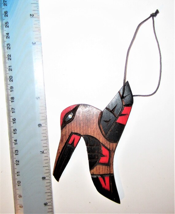 CEDAR Ornament - Hummingbird- Cedar Wood CEDAR Ornament - Hummingbird- Cedar Wood