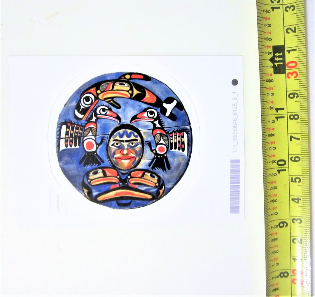 First Nations Sticker First Nations 'pacific Spirit' Sticker Decal West Coast Native ...