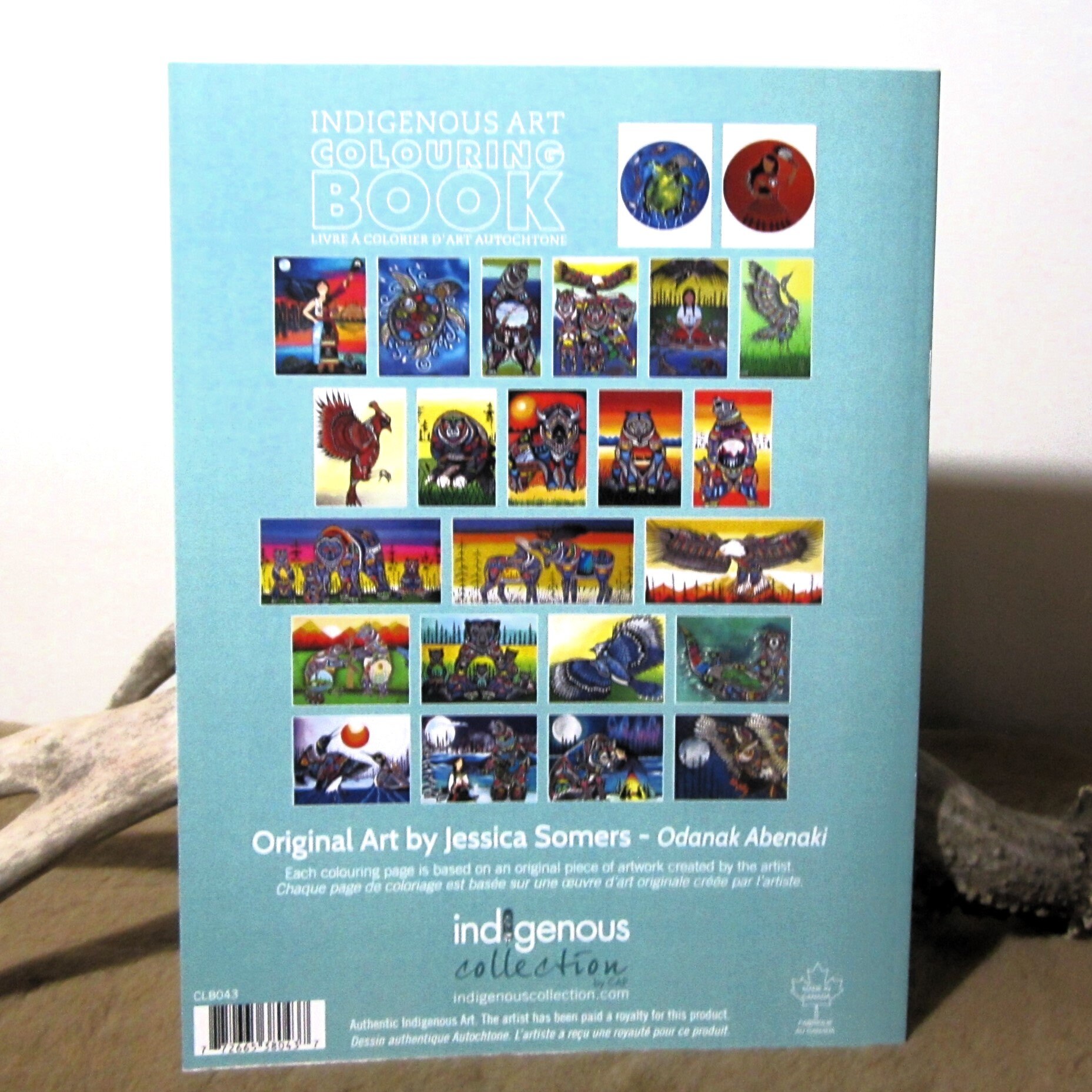 Metis Abenakis First Nations 'bear Medicine' Coloring Book Great