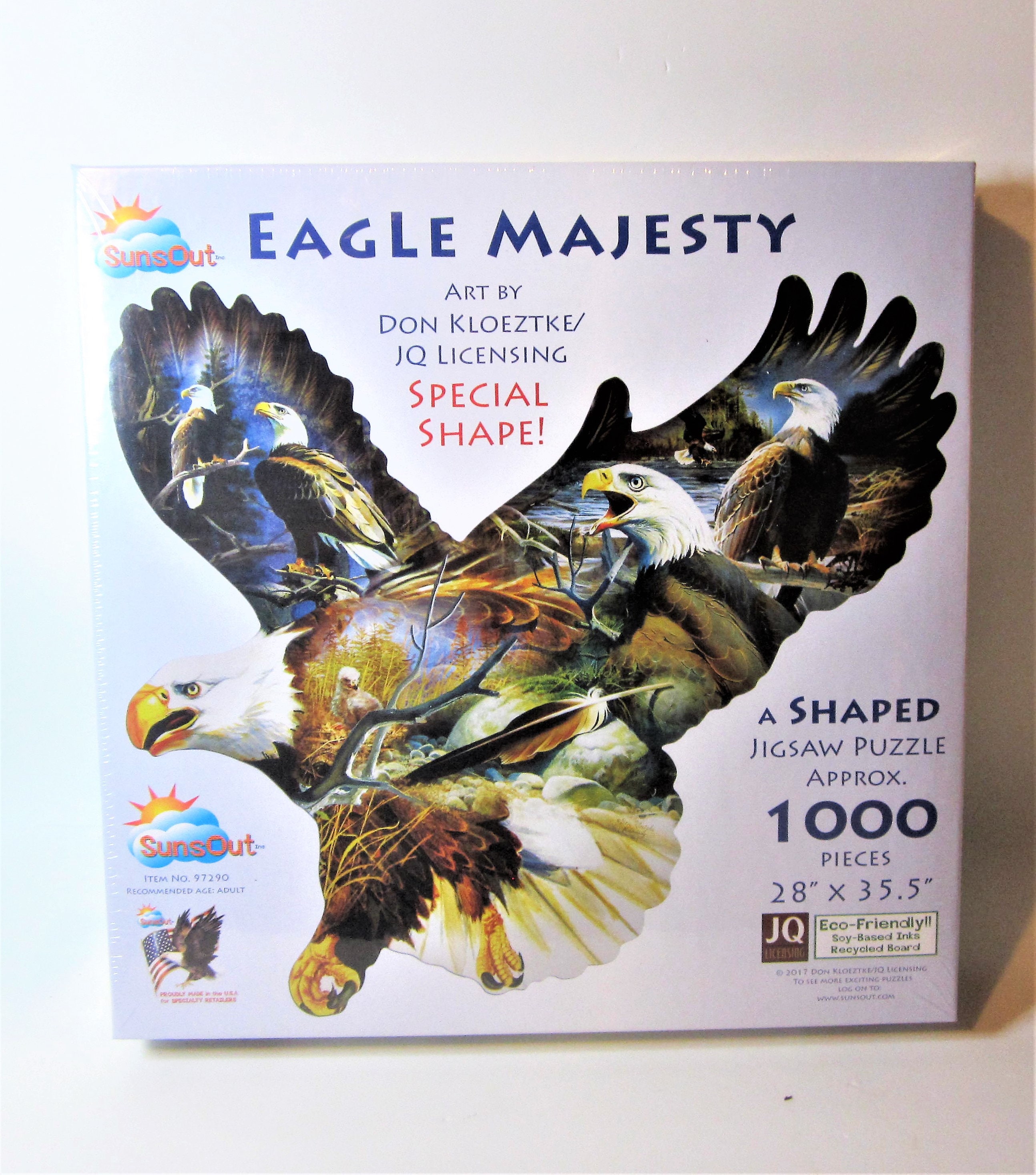 Call of the Wild 'Eagle Majesty' 1000 pièces en forme de puzzle art 28'' x 35.5''