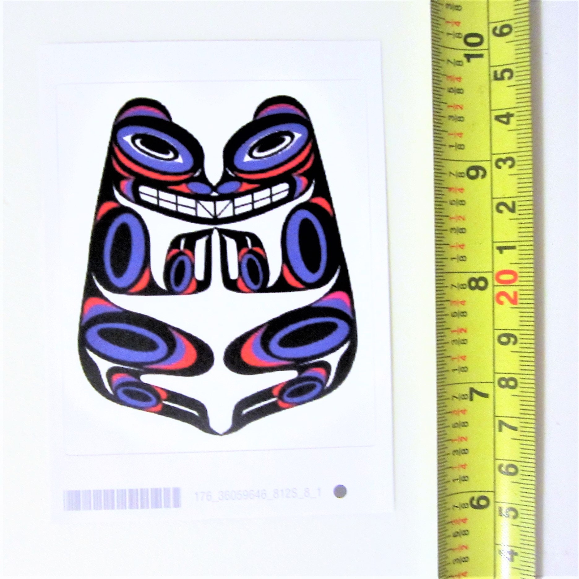 First Nations Sticker First Nations ''black Bear'' Sticker Decal - Etsy