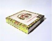 Vintage Macanudo Wooden 25 Quill Cafe Cigar Box Jamaica