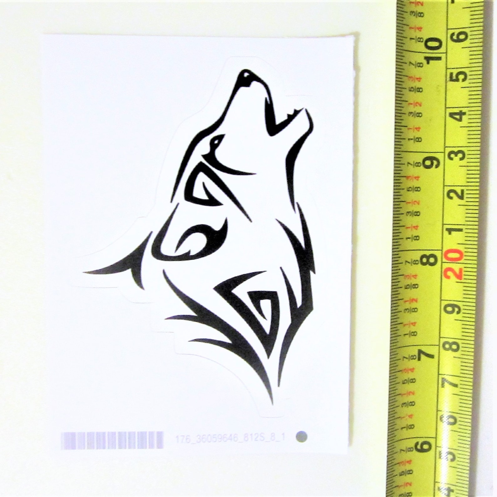 First Nations 'tribal Wolf' Sticker Decal Pacific Etsy