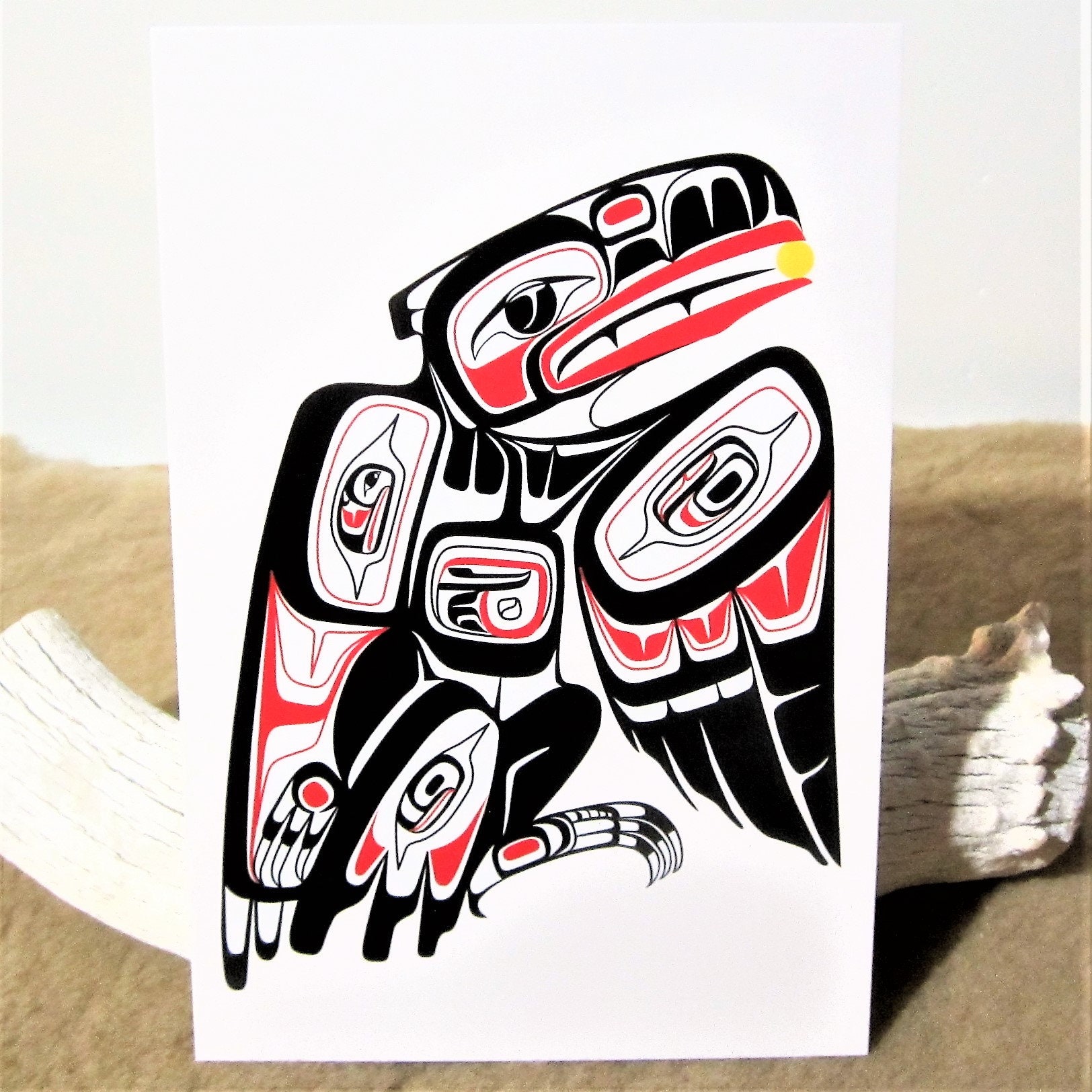West Coast Native Art Raven