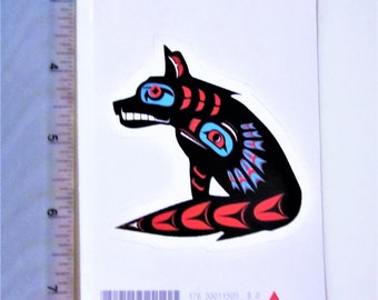 First Nations Sticker First Nations ''thunderbird'' Sticker Decal Native Westcoast Indigenous ...