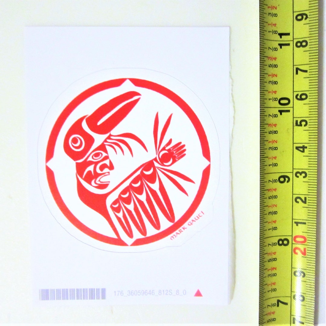 First Nations 'raven Dancer' Sticker Decal West Coast Native Indigenous ...