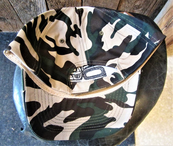 Ball Nation Coast Native - Cap First \'wolf\' Haida Art Etsy North Camo West Indigenous Pacific Hat Snapback