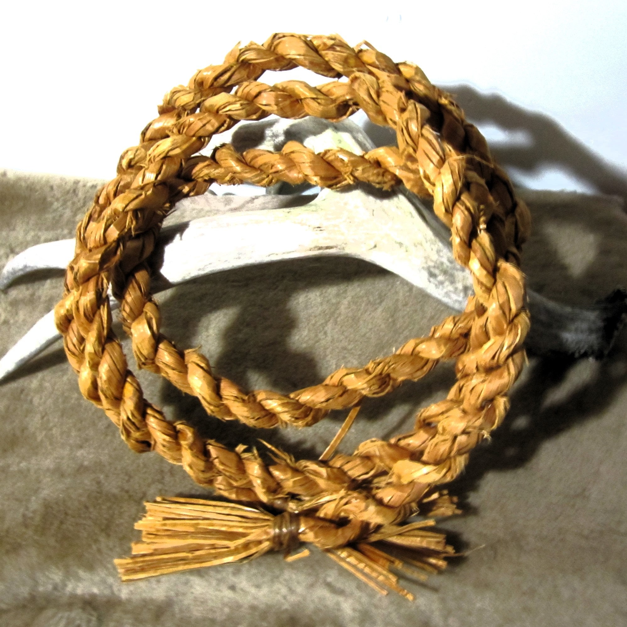 Nuu Chah Nulth First Nation '3/4'' Inch Red Cedar Bark Rope' 7.2