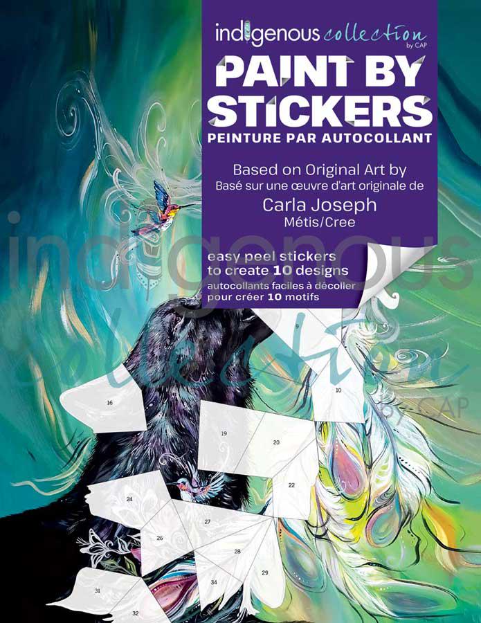 Cree First Nation Paint By Stickers Book Sub Arctic Great Plains Native Indigenous Art Gift