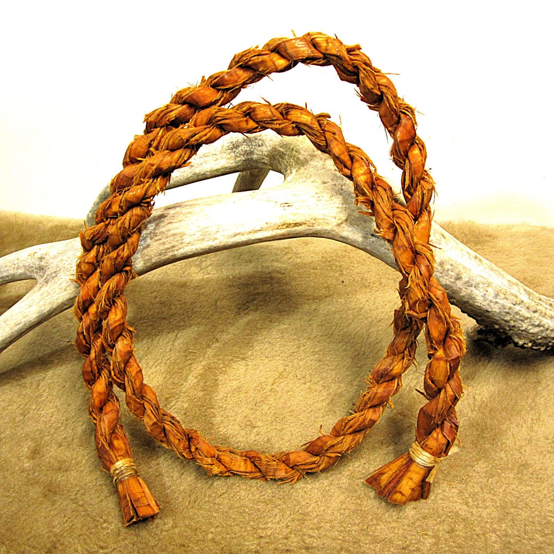 Nuu Chah Nulth First Nation Hand Braided 'red Cedar Bark Rope' 3.7 FT ...