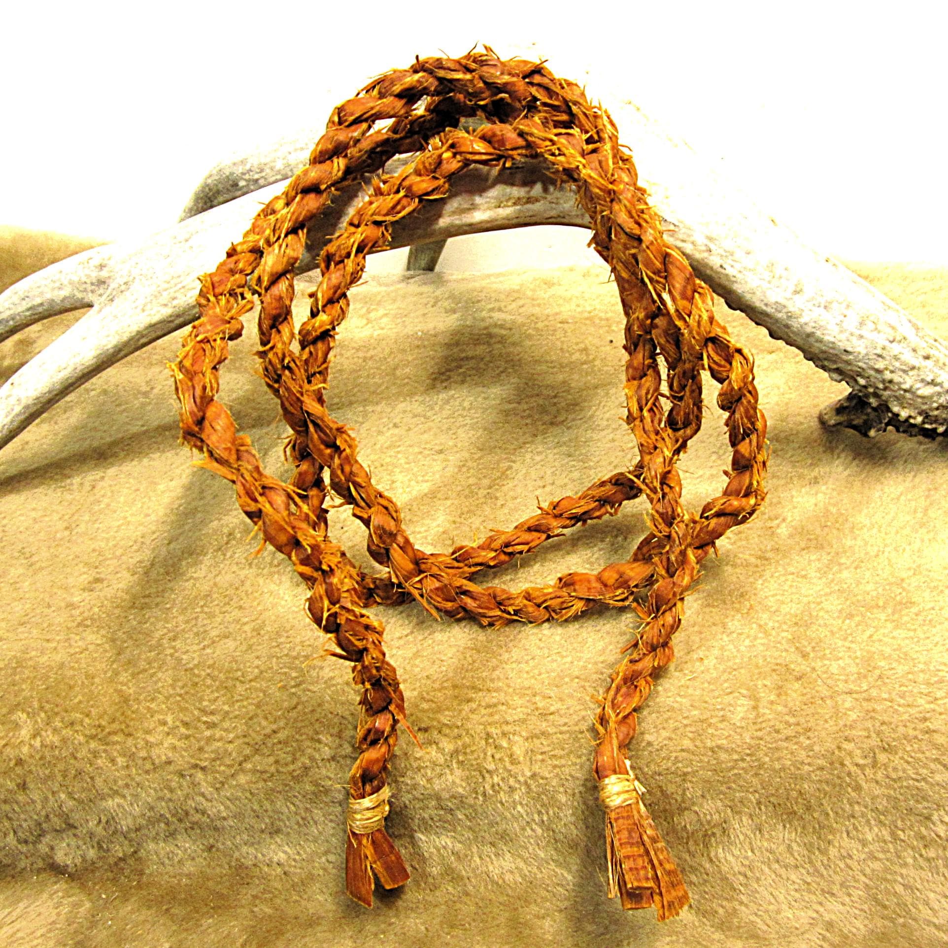 Nuu Chah Nulth First Nation Hand Braided 'red Cedar Bark Rope' 4.9 FT ...