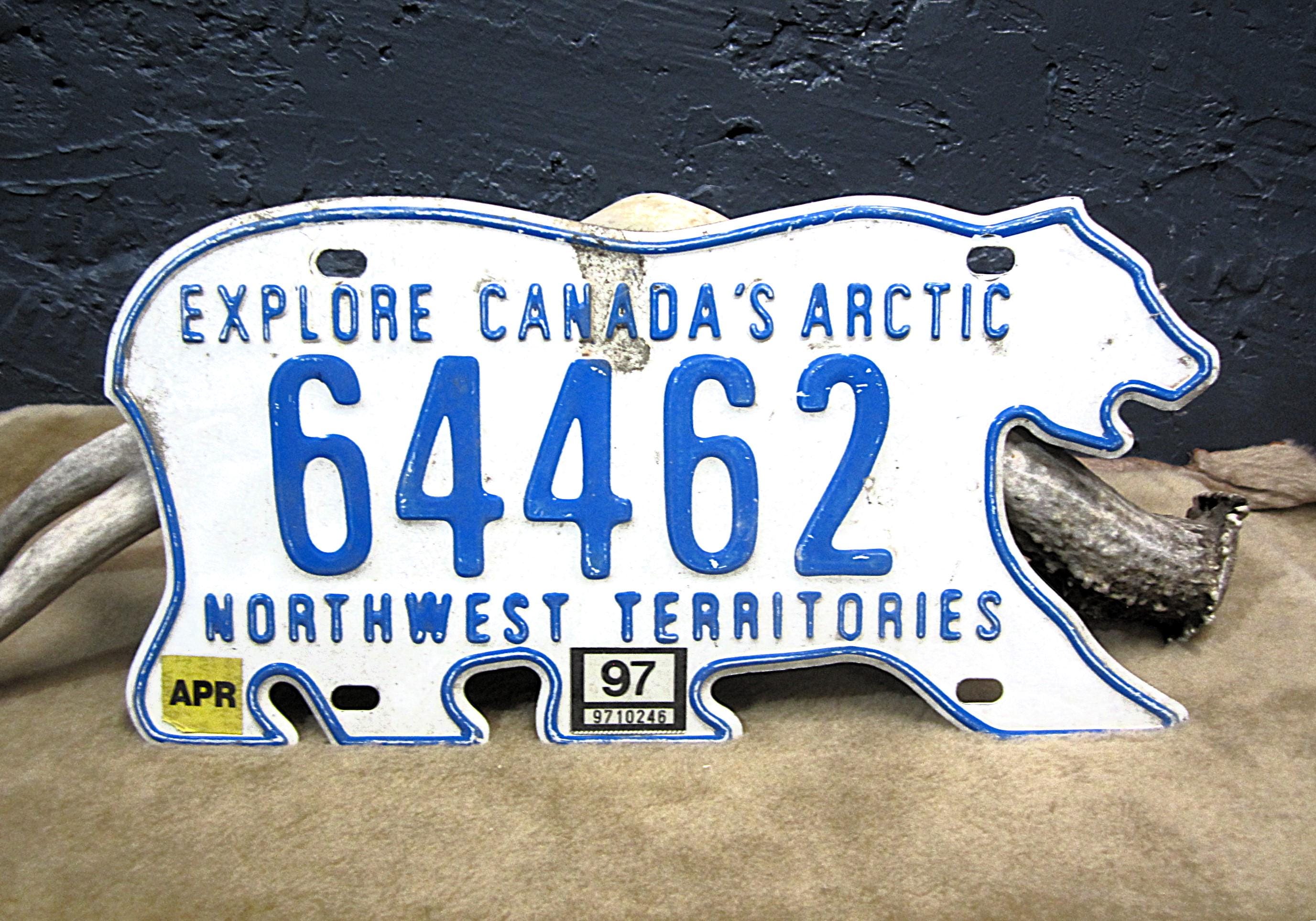 Authentique paire de plaques immatriculation americaines usa