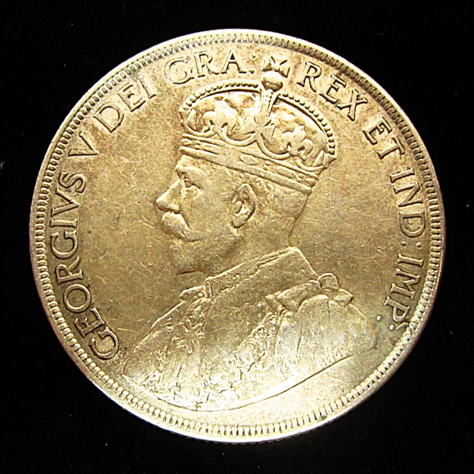 1936 Canadian Canada Voyageur One Dollar Silver Coin