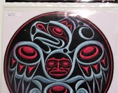 Large Coast Salish First Nations 39 Thunderbird Wind 39 Embroidered Patch Pacific North West Native Indigenous Art