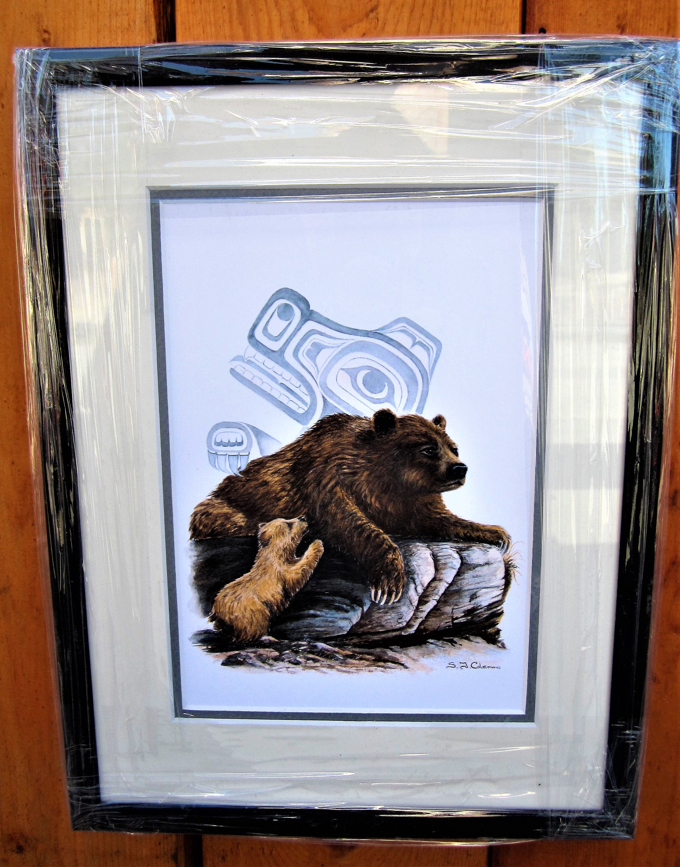 Sue Coleman 水彩画 The Power of the Bear il_fullxfull.2006134800_52d0.jpg