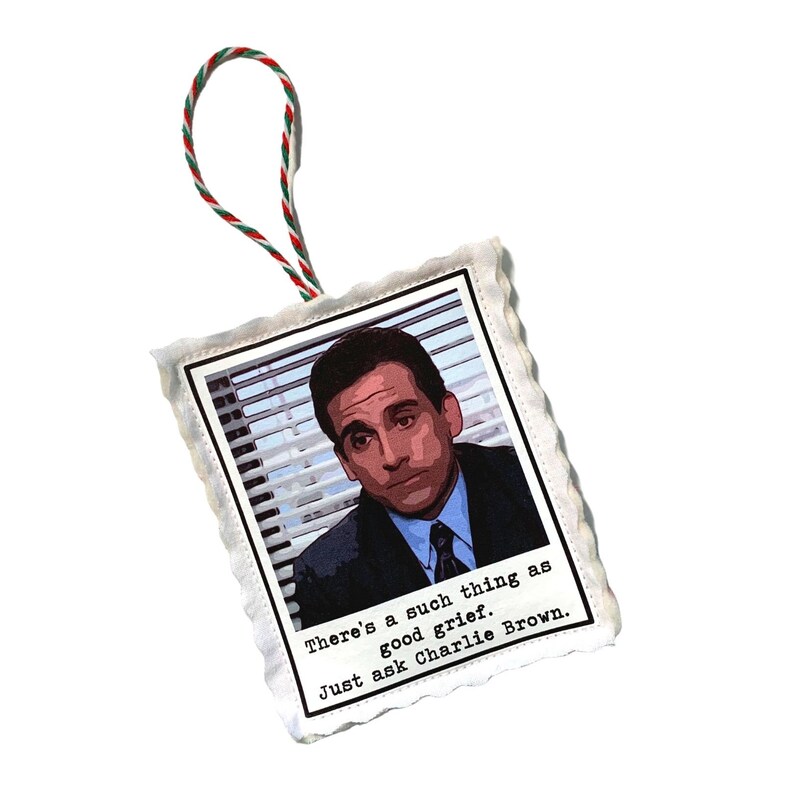 The Office Ornament The Office Home Decor Cubicle Art Office Wall Art Michael Scott Ornament Good Grief Meme Ornament