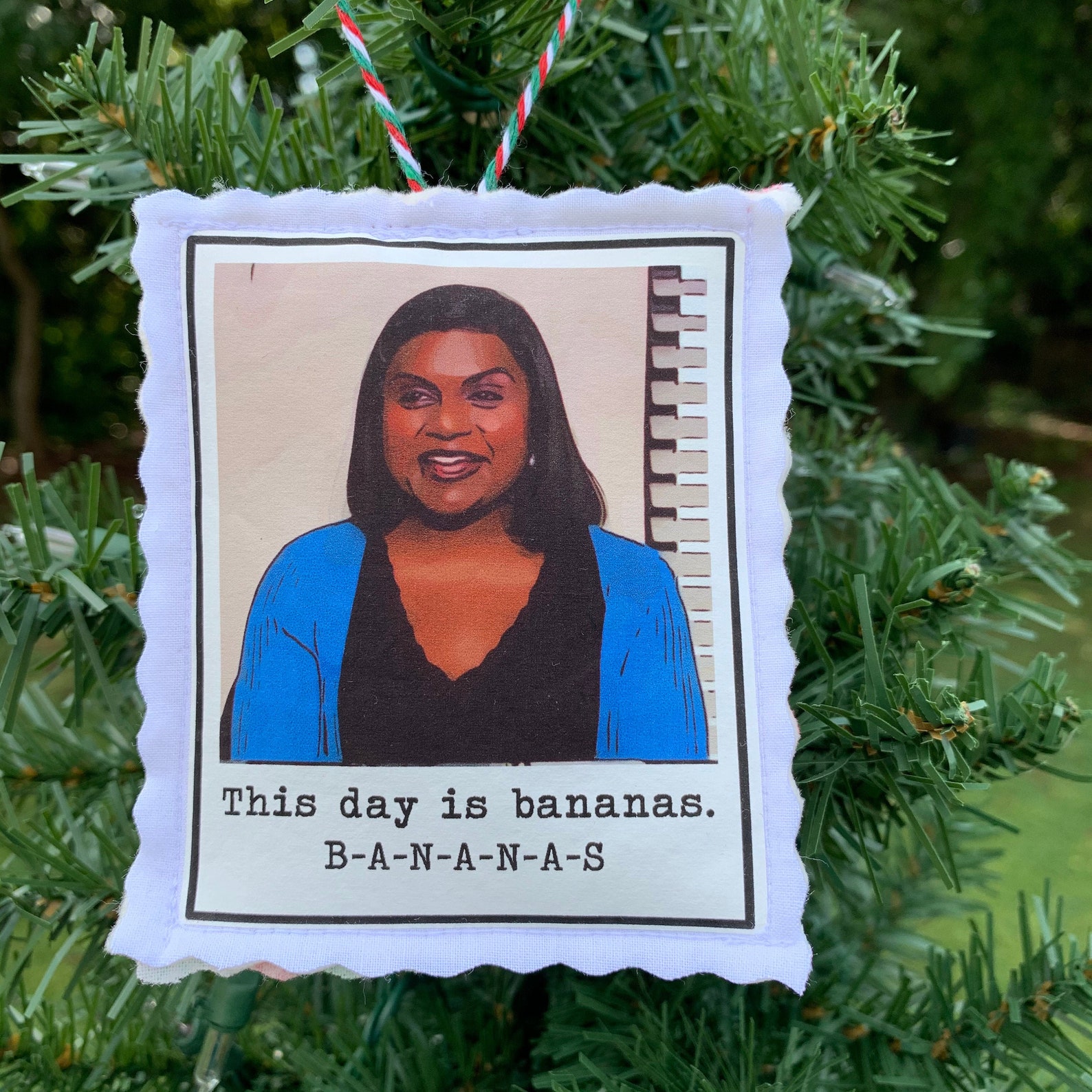 This Day is Bananas Kelly Kapoor Ornament The Office Etsy