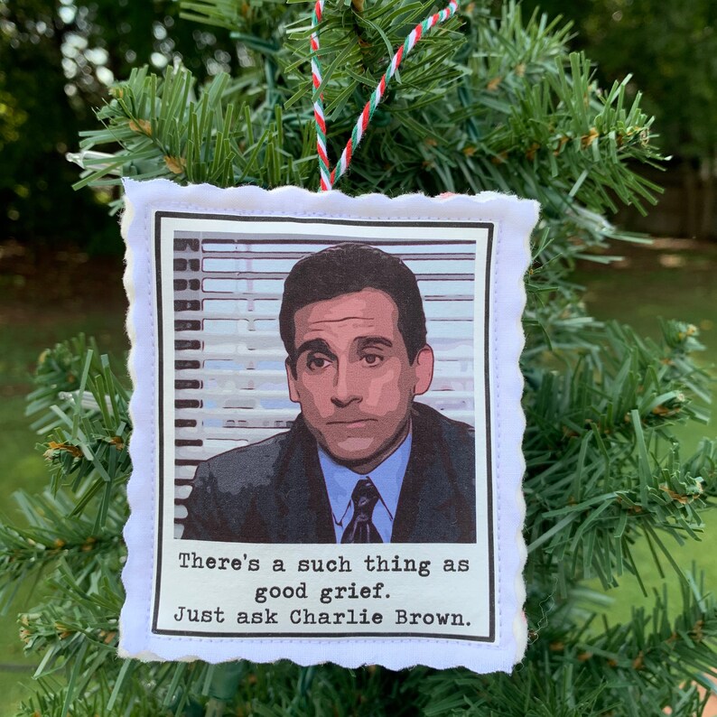 The Office Ornament The Office Home Decor Cubicle Art Office Wall Art Michael Scott Ornament Good Grief Meme Ornament