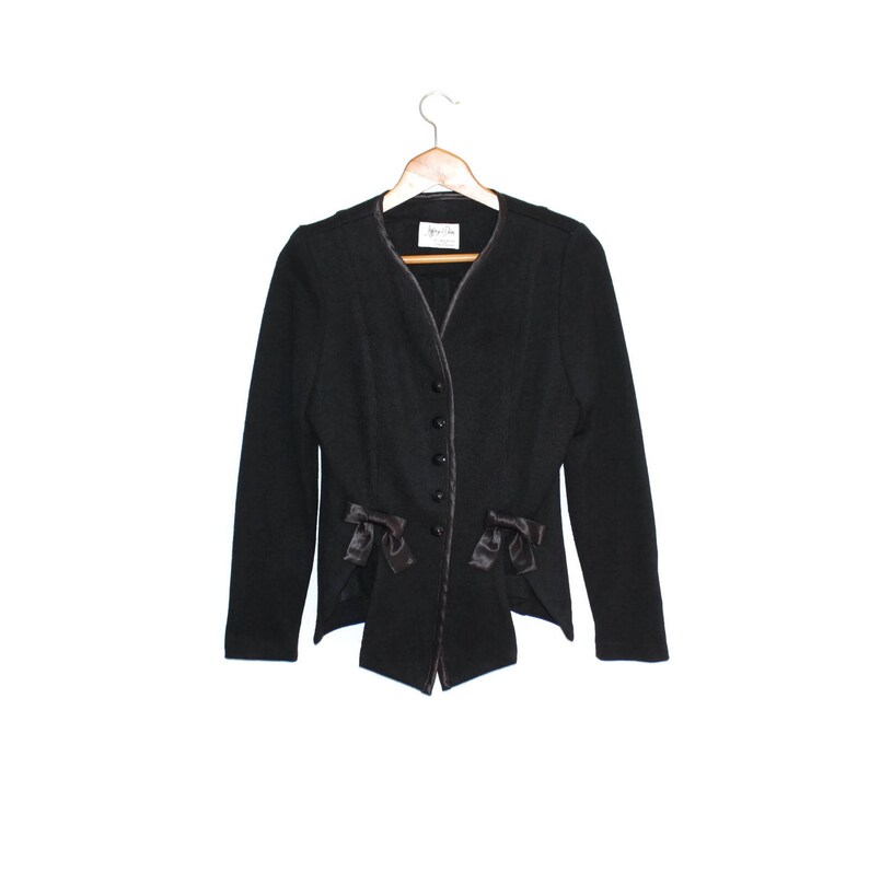 structured cardigan blazer