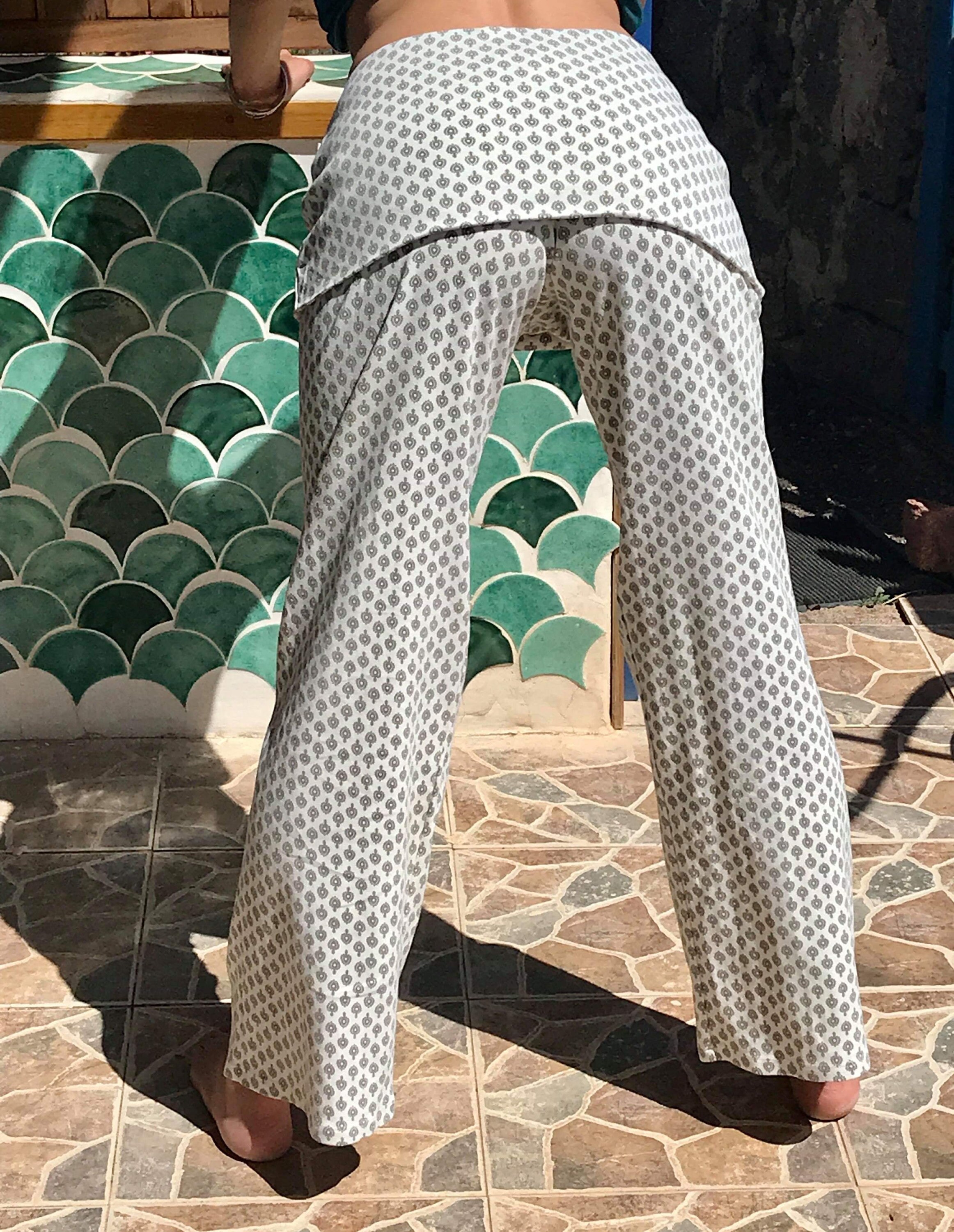 Buy Organic Cotton Yoga Pants, Herbal Dyed With Ayurvedic Herbs and