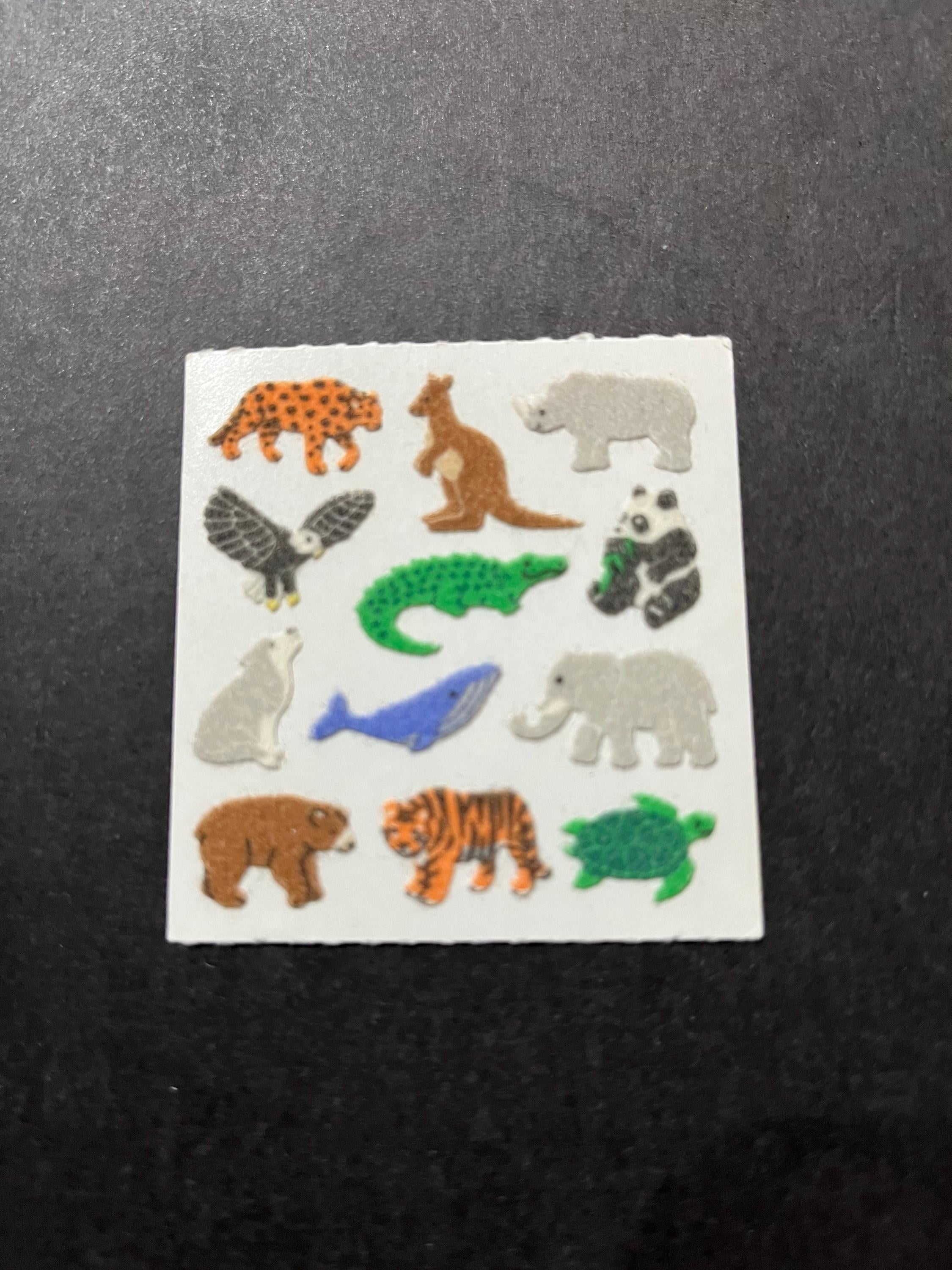 Sandylion Vintage Rare Fuzzy Animals Stickers - Etsy