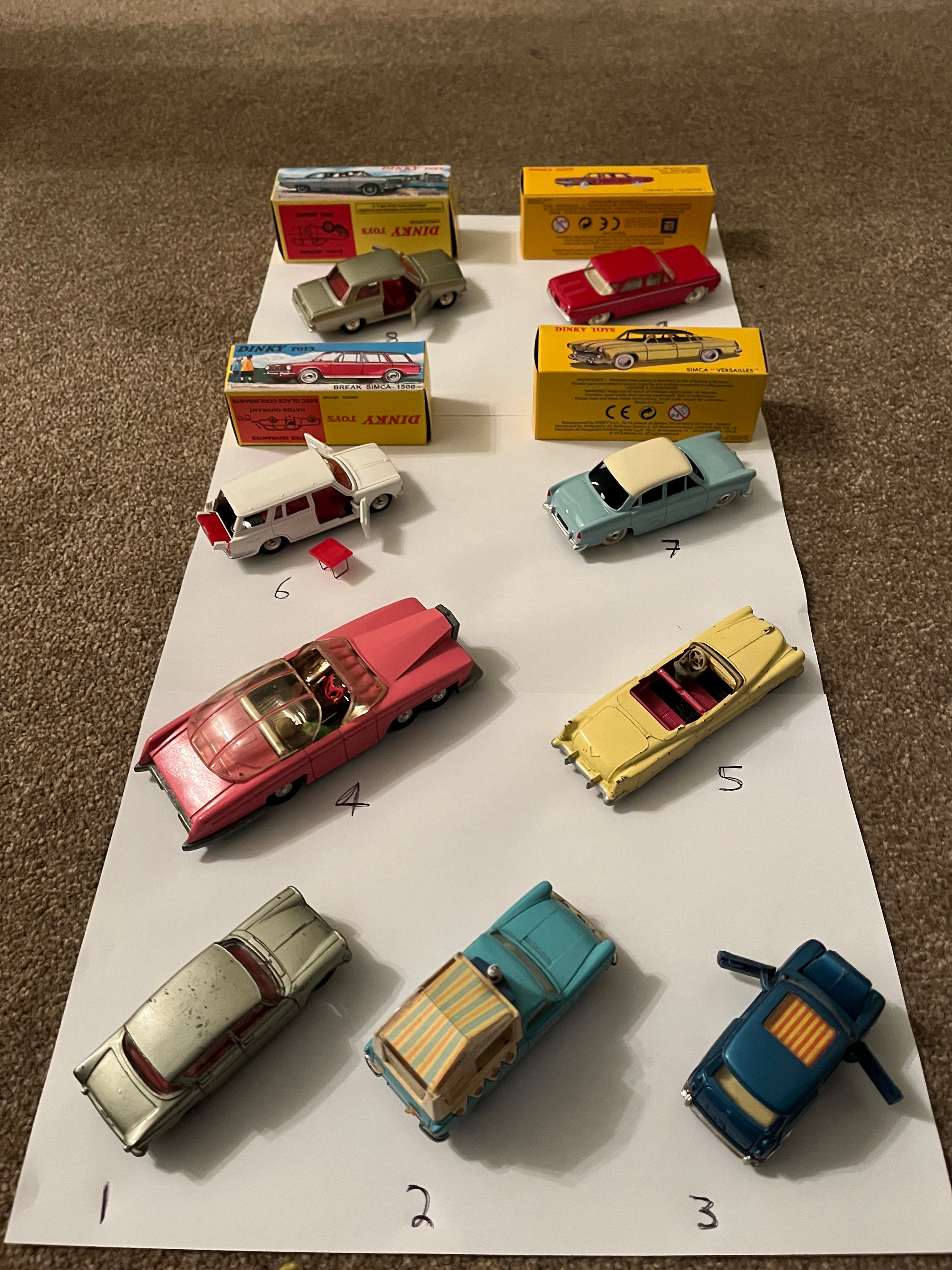 Dinky Toys and Corgi Toys Cars - Please Choose From Drop Down List
