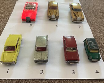 DINKY TOYSなどのビンテージオートバイ,ミニカー4個セット DINKY TOYSなどのビンテージオートバイ,ミニカー4個セット